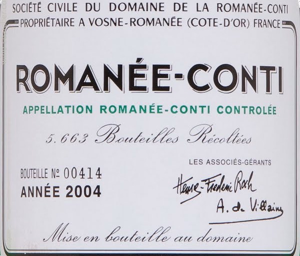 Domaine de la Romanee-Conti Romanee-Conti Grand Cru