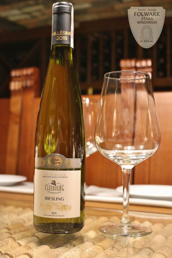 Cléebourg Riesling Grande Réserve wino Alzacja