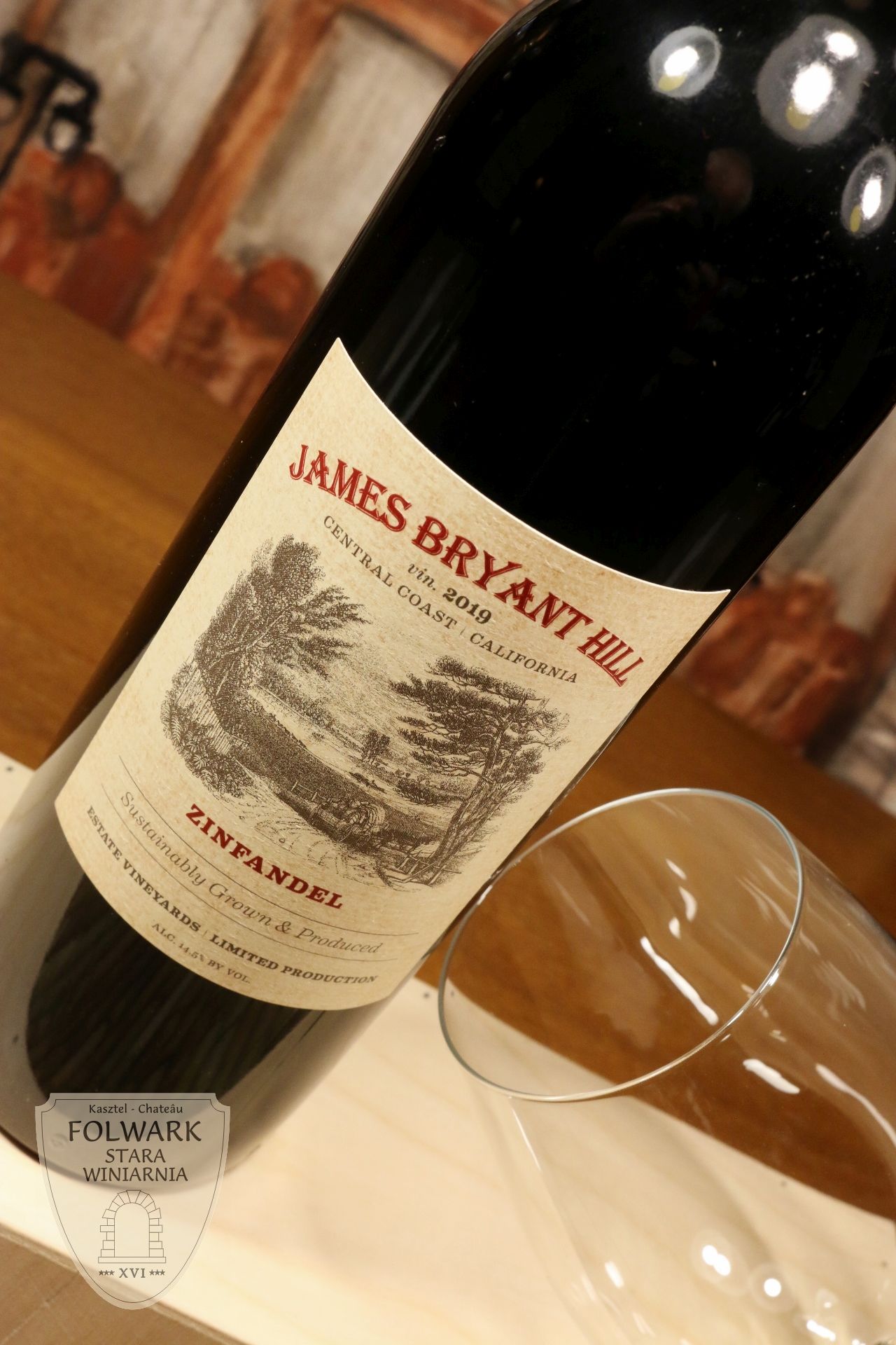 James Bryant Hill Zinfandel Folwark Stara Winiarnia Mszana Dolna