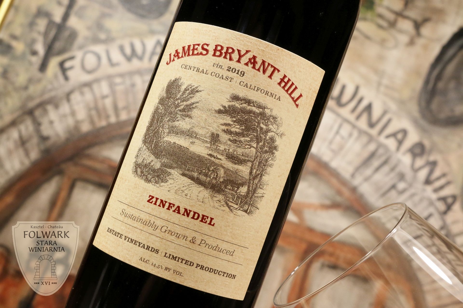 James Bryant Hill Zinfandel Folwark Stara Winiarnia Mszana Dolna