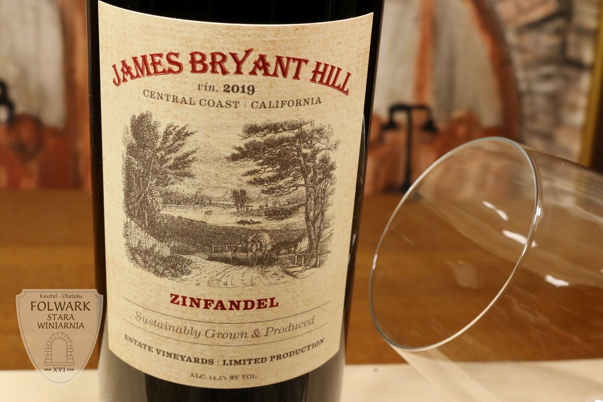 James Bryant Hill Zinfandel Folwark Stara Winiarnia Mszana Dolna