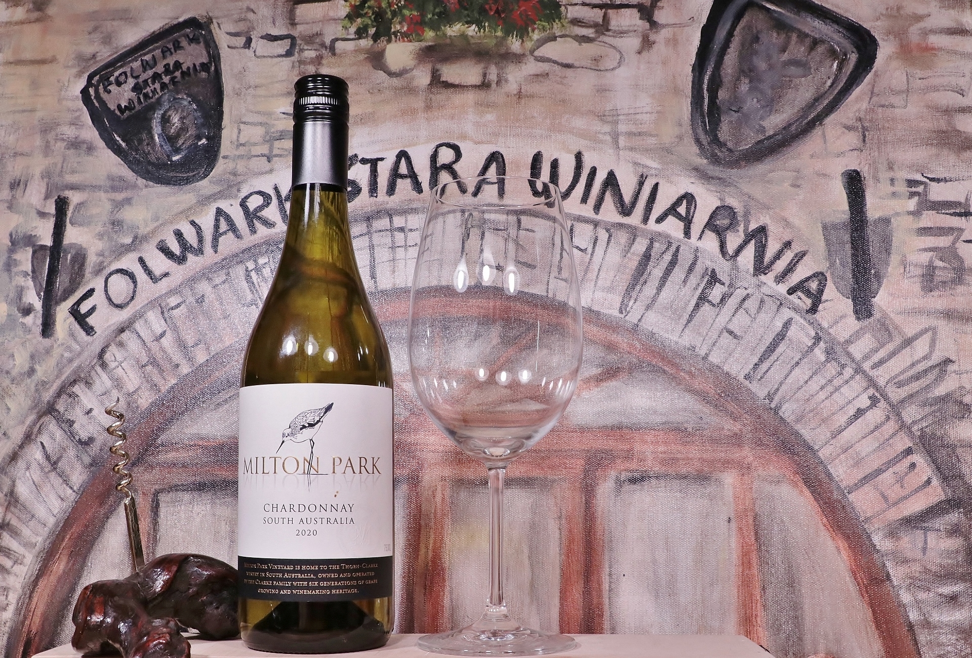 Milton Park Chardonnay w Karcie Win Restauracji Folwark Stara Winiarnia 